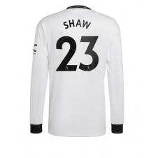 Manchester United Luke Shaw #23 Bortedrakt 2022-23 Langermet